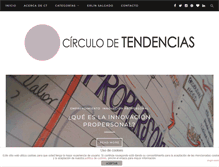 Tablet Screenshot of circulodetendencias.com